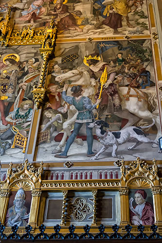 Loreto cathedral mural