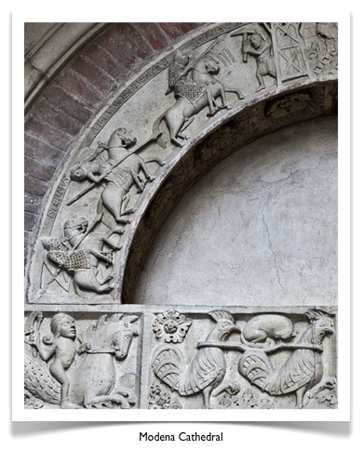 Modena Cathedral door detail